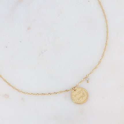 Fleury Necklace - Flower and Birth Month
