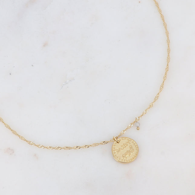 Fleury Necklace - Flower and Birth Month