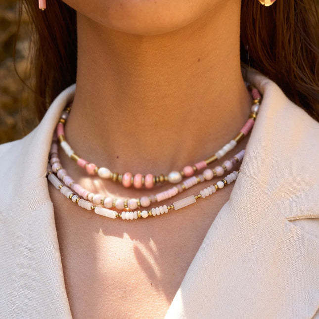Collier Anema avec pierres naturelles