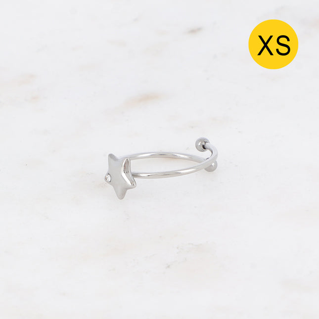 Bague XS - petite étoile et oxyde de zirconium