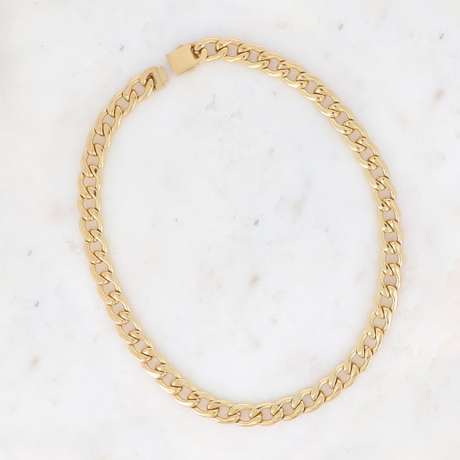 Unisex necklace - curb chain