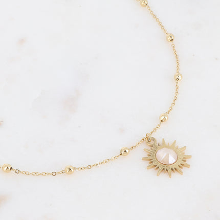 Collier Siloané - soleil et cristaux Swarovski®