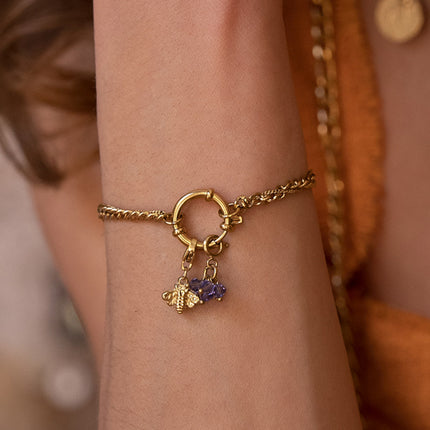 Charm Séraphine - cristaux toupies Swarovski®