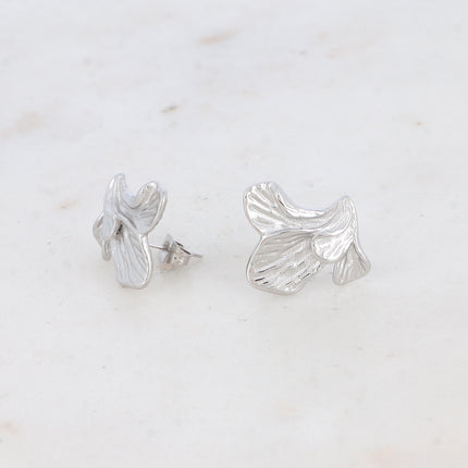 Nila flea earrings - foliage