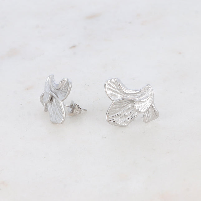Nila flea earrings - foliage