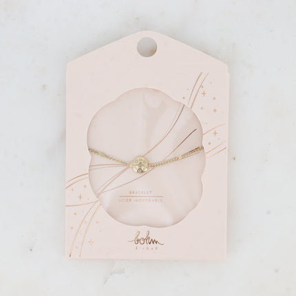 Bracelet - coccinelle aux tâches gravées