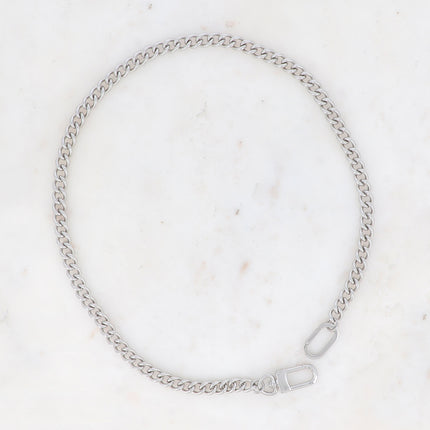 Collier UNISEX - maille gourmette 60CM