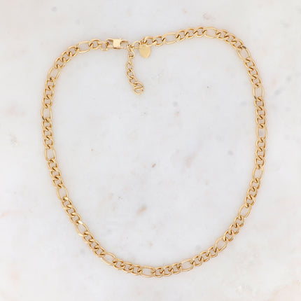 Collier Sam - UNISEX - maille figaro 55 cm