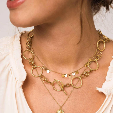 Collier Aubin - cercles et mailles
