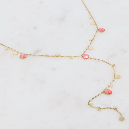 Collier Khalissa Y - cristaux Swarovski® PP20
