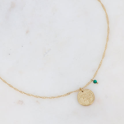 Fleury Necklace - Flower and Birth Month