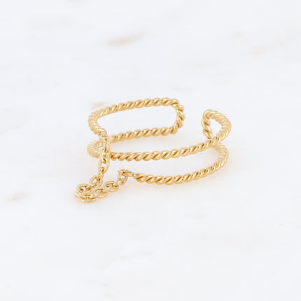 Bague torsadée BMR1251