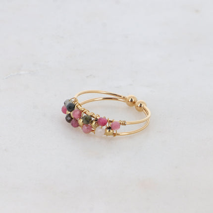 Bague Seth - petites pierres naturelles
