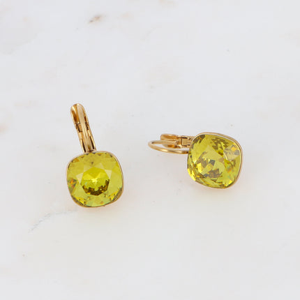 Boucles Béa - cristaux Swarovski® 4470 10mm
