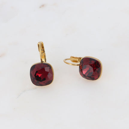 Boucles Béa - cristaux Swarovski® 4470 10mm