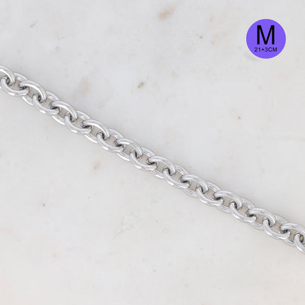 Bracelet Soufyane M - UNISEX - grosse maille 25 cm