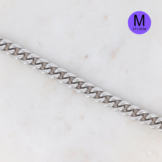 Cooper M Bracelet - unisex, thick link 24 cm