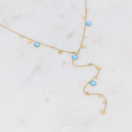 Collier Khalissa Y - cristaux Swarovski® PP20