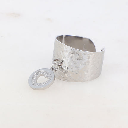 Bague Palia - Coeur et oxydes de zirconium
