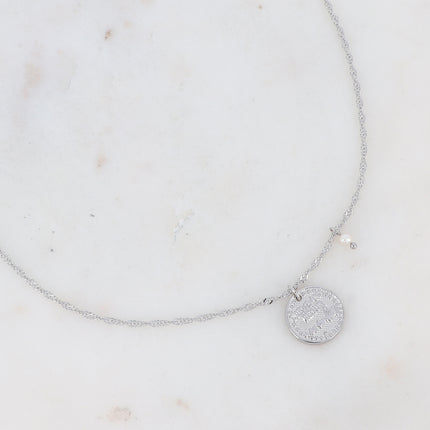 Fleury Necklace - Flower and Birth Month