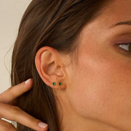 Mono-boucles Floria - 2 oxydes de zirconium