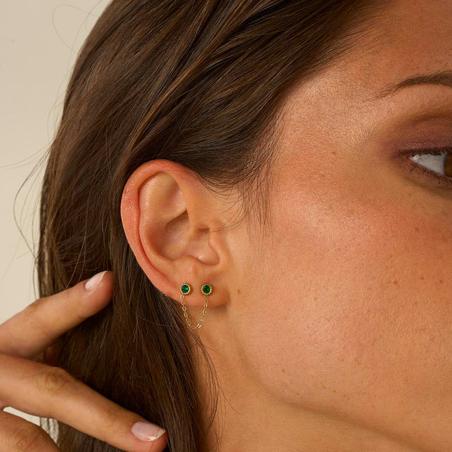 Mono-boucles Floria - 2 oxydes de zirconium