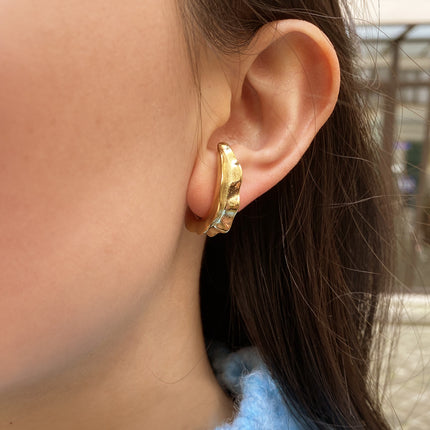 Manchettes de lobe Lila - corail ondulé